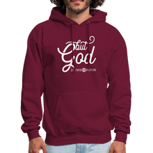 Load image into Gallery viewer, But God Unisex Hoodie - burgundy