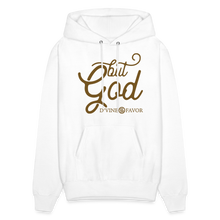 Load image into Gallery viewer, But God Sparkled Unisex Hoodie - white