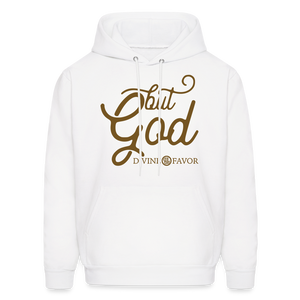 But God Sparkled Unisex Hoodie - white