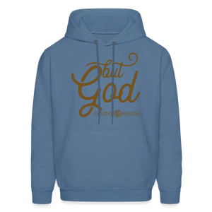 But God Sparkled Unisex Hoodie - denim blue