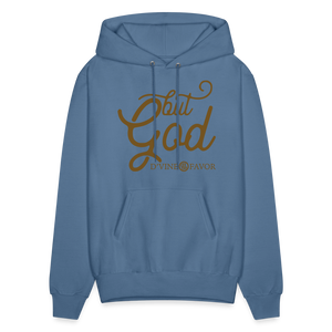 But God Sparkled Unisex Hoodie - denim blue