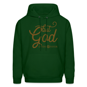 But God Sparkled Unisex Hoodie - forest green