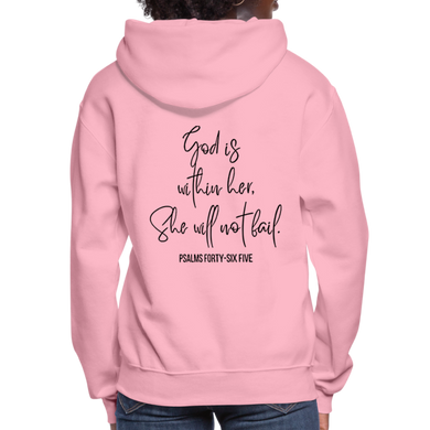 God is within Her - Women's Hoodie - classic pink