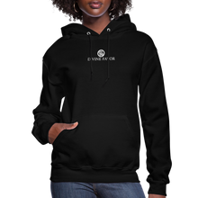 Load image into Gallery viewer, God is within Her - Women&#39;s Hoodie - black