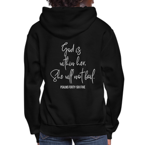 God is within Her - Women's Hoodie - black