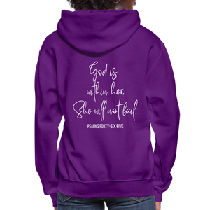 God is within Her - Women's Hoodie - purple