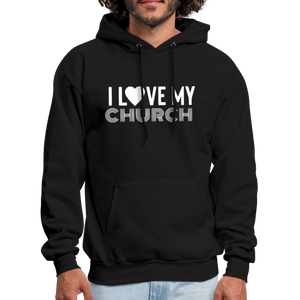 I Love My Church Men's Hoodie - black