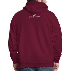 I Love My Church Men's Hoodie - burgundy