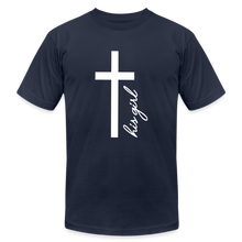 Load image into Gallery viewer, God&#39;s Girl Unisex Jersey T-Shirt by Bella + Canvas - navy