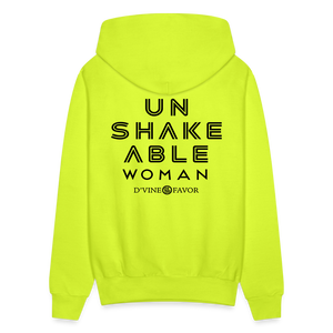 Unshakeable Woman - Unisex Hoodie - safety green