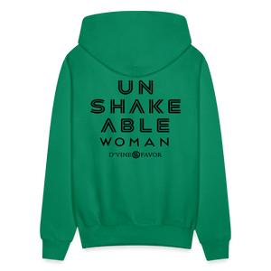 Unshakeable Woman - Unisex Hoodie - kelly green