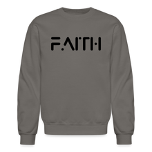 Load image into Gallery viewer, Faith Crewneck Sweatshirt - asphalt gray