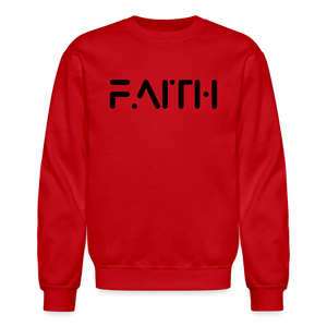 Faith Crewneck Sweatshirt - red