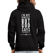 Load image into Gallery viewer, I&#39;m Not Perfect - Men&#39;s Hoodie - black