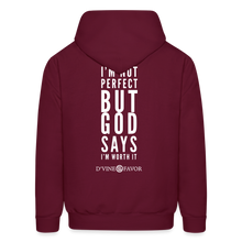 Load image into Gallery viewer, I&#39;m Not Perfect - Men&#39;s Hoodie - burgundy