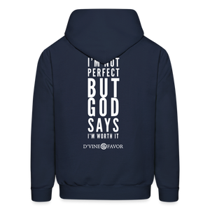 I'm Not Perfect - Men's Hoodie - navy