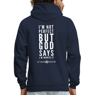 I'm Not Perfect - Men's Hoodie - navy