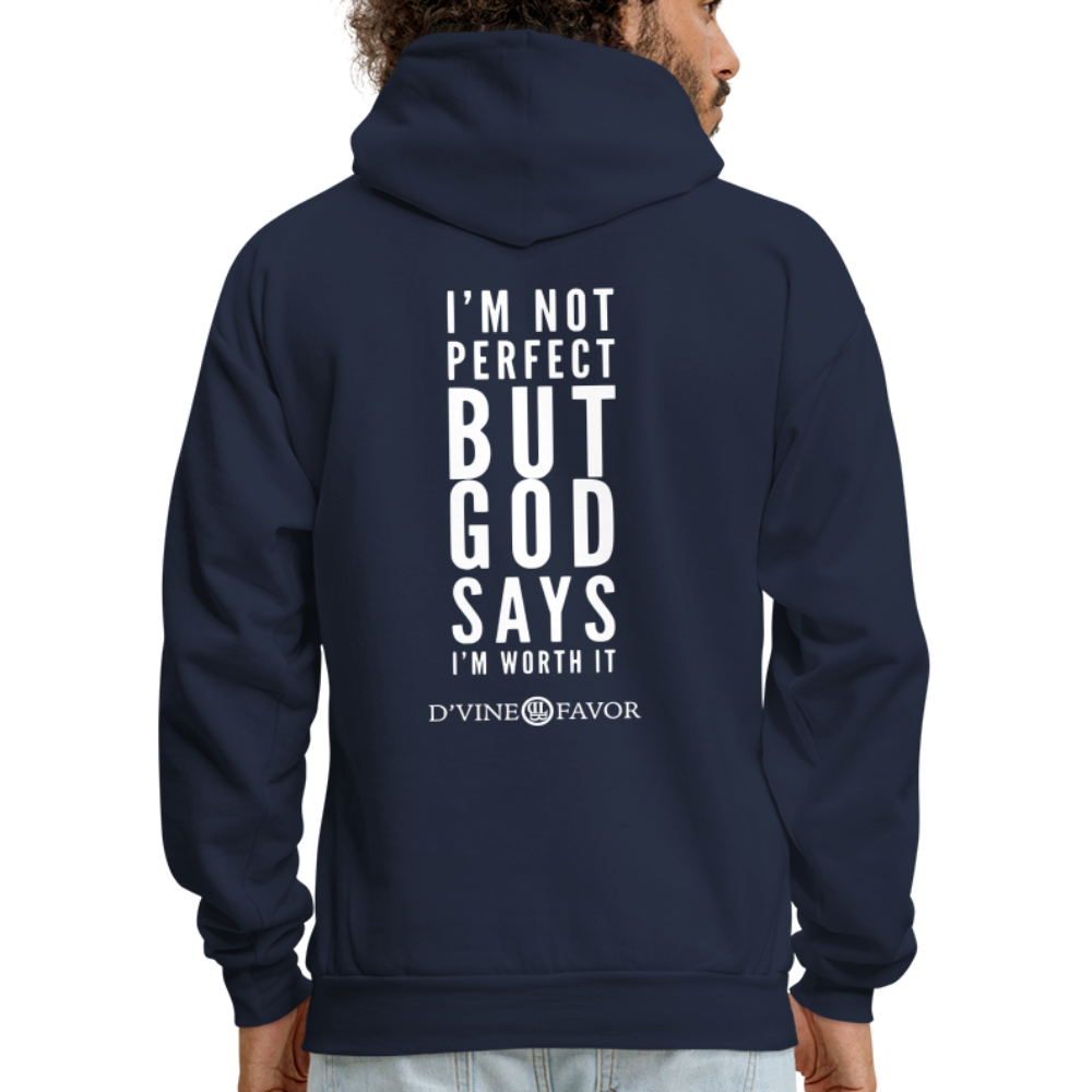 I'm Not Perfect - Men's Hoodie - navy