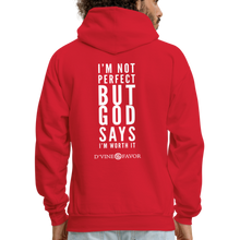 Load image into Gallery viewer, I&#39;m Not Perfect - Men&#39;s Hoodie - red