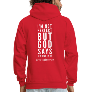 I'm Not Perfect - Men's Hoodie - red