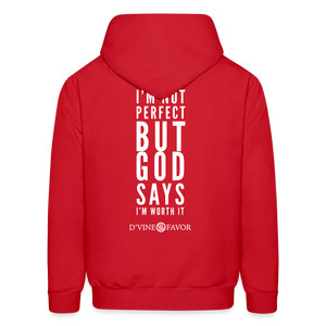 I'm Not Perfect - Men's Hoodie - red