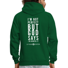 Load image into Gallery viewer, I&#39;m Not Perfect - Men&#39;s Hoodie - forest green