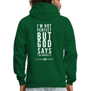 I'm Not Perfect - Men's Hoodie - forest green