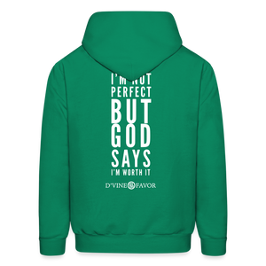 I'm Not Perfect - Men's Hoodie - kelly green