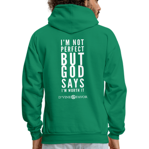 I'm Not Perfect - Men's Hoodie - kelly green