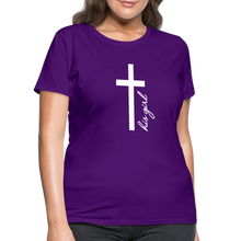 Load image into Gallery viewer, God&#39;s Girl Women&#39;s T-Shirt - purple