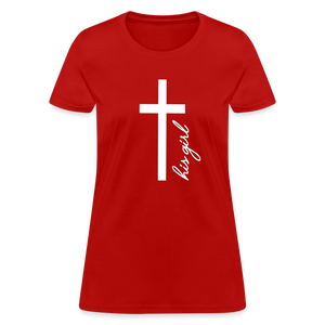 God's Girl Women's T-Shirt - red