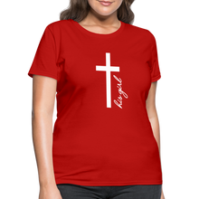 Load image into Gallery viewer, God&#39;s Girl Women&#39;s T-Shirt - red