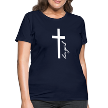 Load image into Gallery viewer, God&#39;s Girl Women&#39;s T-Shirt - navy