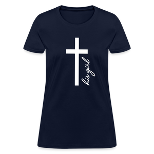 God's Girl Women's T-Shirt - navy