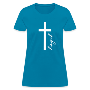 God's Girl Women's T-Shirt - turquoise