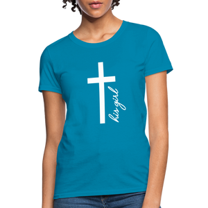 God's Girl Women's T-Shirt - turquoise