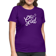 Load image into Gallery viewer, But God Women&#39;s T-Shirt - purple