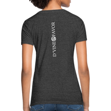 Load image into Gallery viewer, But God Women&#39;s T-Shirt - heather black