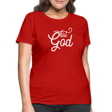 Load image into Gallery viewer, But God Women&#39;s T-Shirt - red