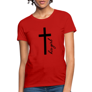 God's Girl Women's T-Shirt - red