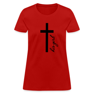 God's Girl Women's T-Shirt - red