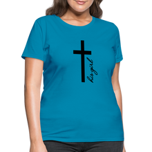 Load image into Gallery viewer, God&#39;s Girl Women&#39;s T-Shirt - turquoise