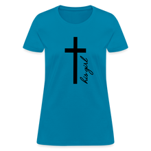 Load image into Gallery viewer, God&#39;s Girl Women&#39;s T-Shirt - turquoise