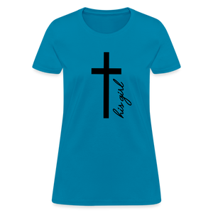 God's Girl Women's T-Shirt - turquoise