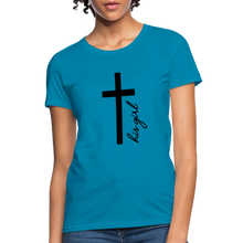 Load image into Gallery viewer, God&#39;s Girl Women&#39;s T-Shirt - turquoise