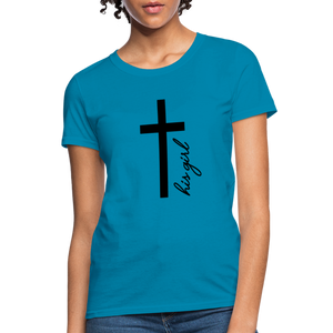 God's Girl Women's T-Shirt - turquoise