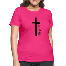 Load image into Gallery viewer, God&#39;s Girl Women&#39;s T-Shirt - fuchsia