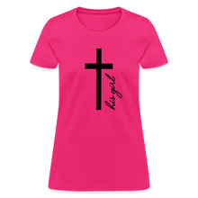 Load image into Gallery viewer, God&#39;s Girl Women&#39;s T-Shirt - fuchsia