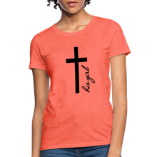 Load image into Gallery viewer, God&#39;s Girl Women&#39;s T-Shirt - heather coral