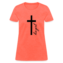 Load image into Gallery viewer, God&#39;s Girl Women&#39;s T-Shirt - heather coral